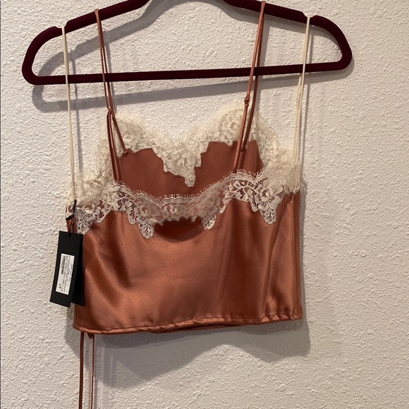 Saint Laurent Silk lace cami - Picture 3 of 14